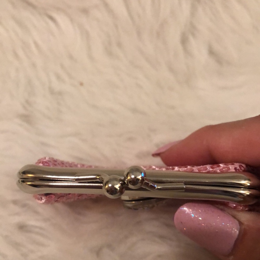 Snap Coin Purse/Pink Sequined/NWOT - Picture 9 of 9